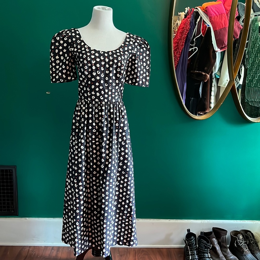 Vintage Blair Woolverton animal print dress size 8